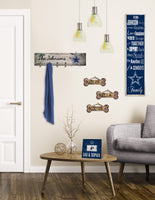 Room featuring a variety of Personalized signs