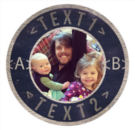 Z Test - 12Inch Circle with Picture