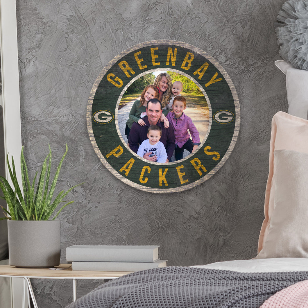 Picture Circle Personalized NFL Sign